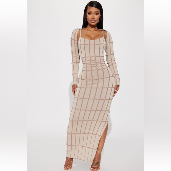 Fashion Nova Dresses & Skirts - Fashion Nova Sweater Maxi Dress Set